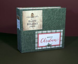 Álbum scrapbooking navideño