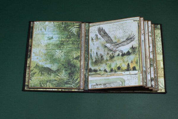 _DSC7241 Álbum scrapbooking con tema "BOSQUE"