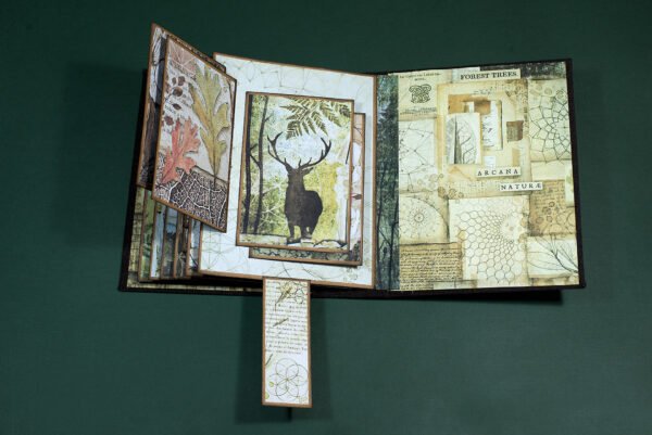 _DSC7250 Álbum scrapbooking con tema "BOSQUE"