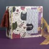 Scrapbook de gatitos en diferentes idiomas