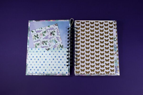 Libreta personalizada "Flores y tapices"