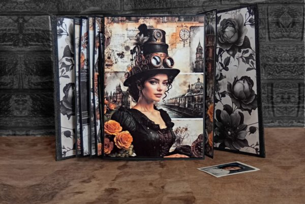 Álbum scrapbooking "Sueño steampunk"